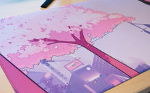 Load image into Gallery viewer, osu! deskmat - sakura pippi