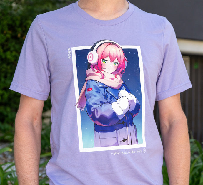 osu! t-shirt - winter pippi (purple)