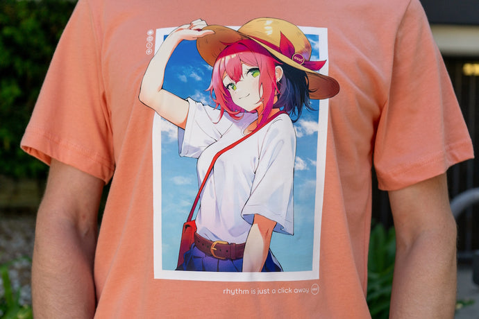 osu! t-shirt - summer pippi (orange)