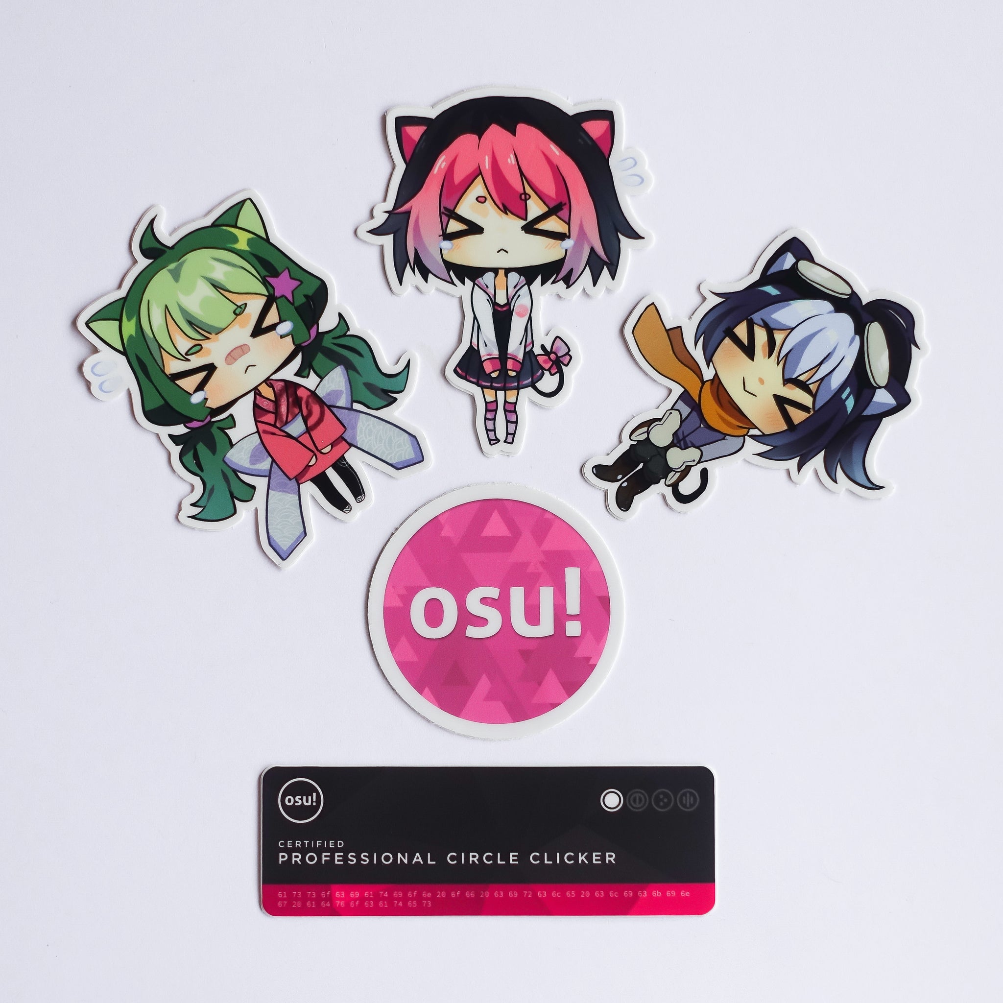 osu! stickers (set of 5) – osu! store