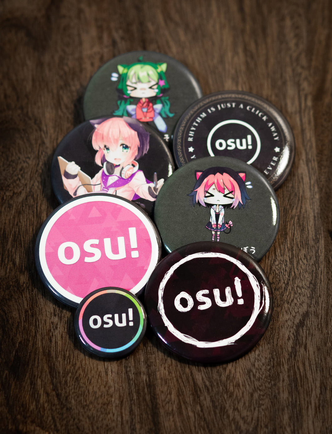 Osu Button Click osu! buttons (set of 7) – osu! store